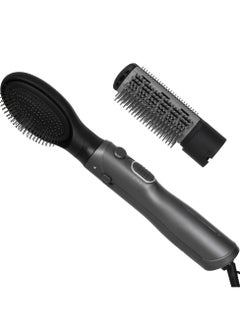 3 IN1 Hair Styler Powerful Styling Unisex Hairbrush With 3 Temperatures Cool Air Setting Overheat Protection Hair Dryer & Volumizer Ionic Tech for Shiny Hair