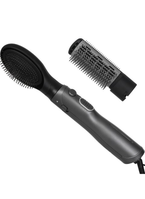 3 IN1 Hair Styler Powerful Styling Unisex Hairbrush With 3 Temperatures Cool Air Setting Overheat Protection Hair Dryer & Volumizer Ionic Tech for Shiny Hair