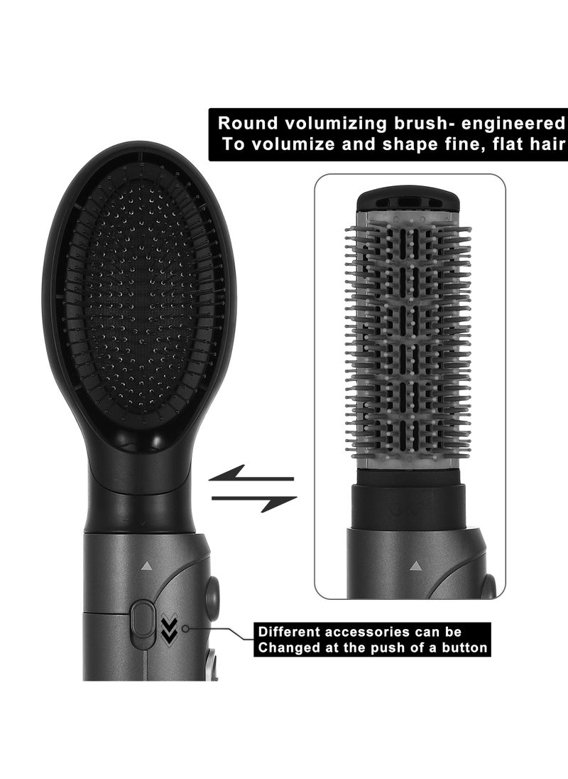Tornado Keratiner - 3 IN1 Hair Styler Powerful Styling Unisex Hairbrush With 3 Temperatures Cool Air Setting Overheat Protection Hair Dryer & Volumizer Ionic Tech for Shiny Hair - Image 1