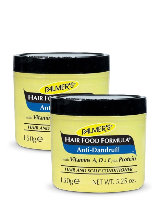 PALMER'S Anti-Dandruff Hair Food Formula Hair & Scalp Conditioner Hair Cream 150g pack of 2  - Image 1