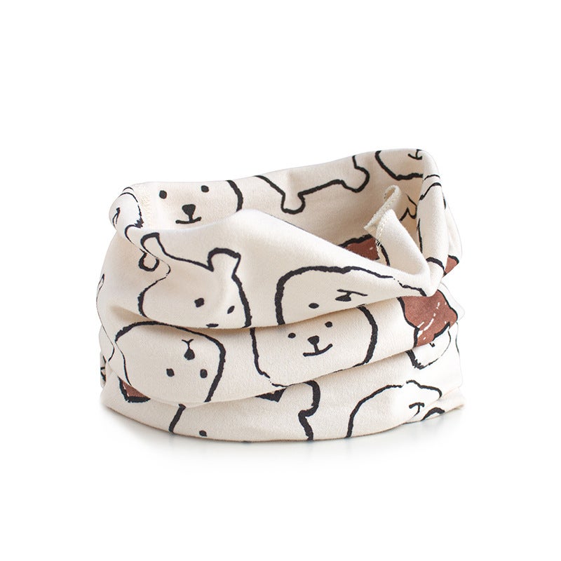 Aitao Factory Children'S Scarf Pullover Cotton Korean Scarf Boneless Neck Sleeve Warm Neck Sleeve - Image 4