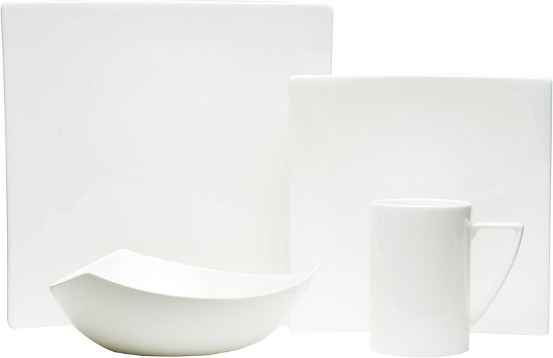 Red Vanilla Red Vanilla EW3400904 4 Piece Extreme Place Setting White  - Image 1