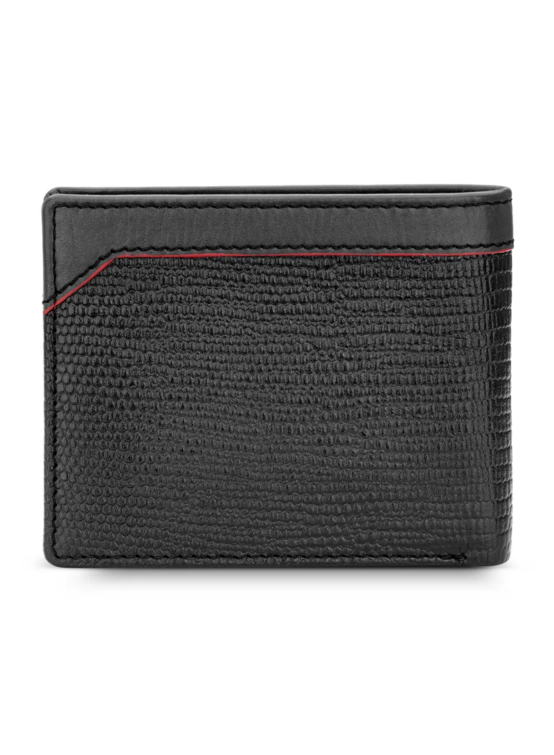 CERRUTI 1881 Black & Grey Leather Wallet for Men