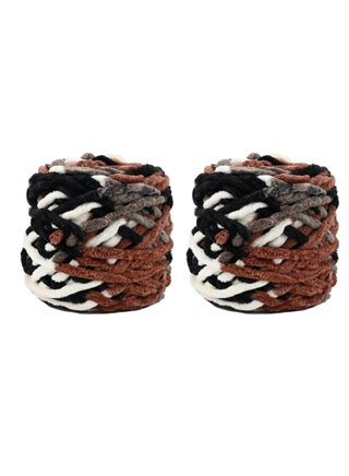 2PCS Knitting Wool Yarn 4 x 100g Multi-Colored for Crochet, Soft Chunky Projects Making Plush Balls Handmade Bags Sweaters Shoes Hats Blankets Scarves, 90-100Grams for Each Black and White Brown - pzsku/ZD16673D3BCB6EB7B779CZ/45/_/1712231435/7783850e-db36-449a-b533-c28b3b7ca4b5