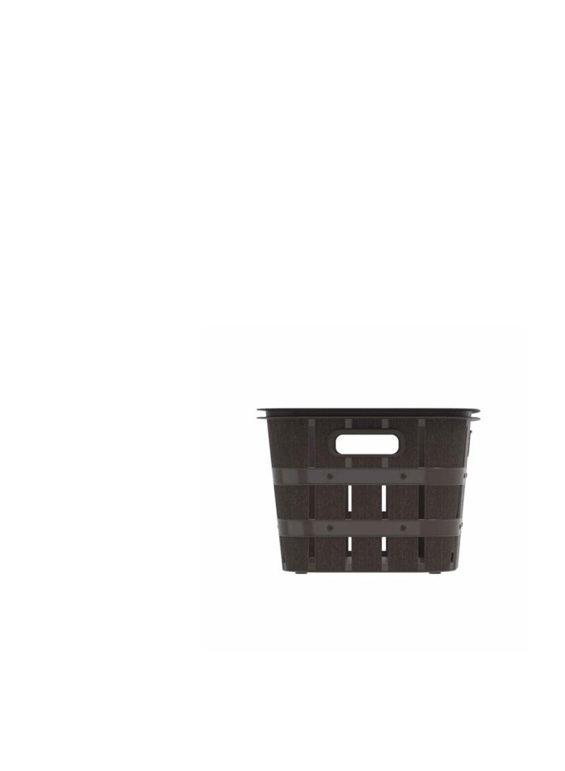 كوزموبلاست سلة غسيل كوزموبلاست من حبوب الأرز IFHHLA381DW بني داكن 40 لتر - Image 3