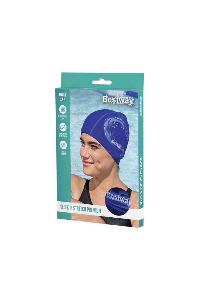 Bestway Bestway® Sleek'N Stretch Premium Fabric Swim Cap  - Image 1