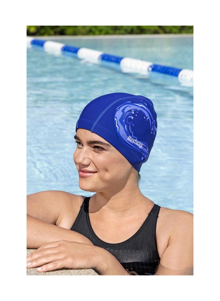 Bestway Bestway® Sleek'N Stretch Premium Fabric Swim Cap  - Image 4