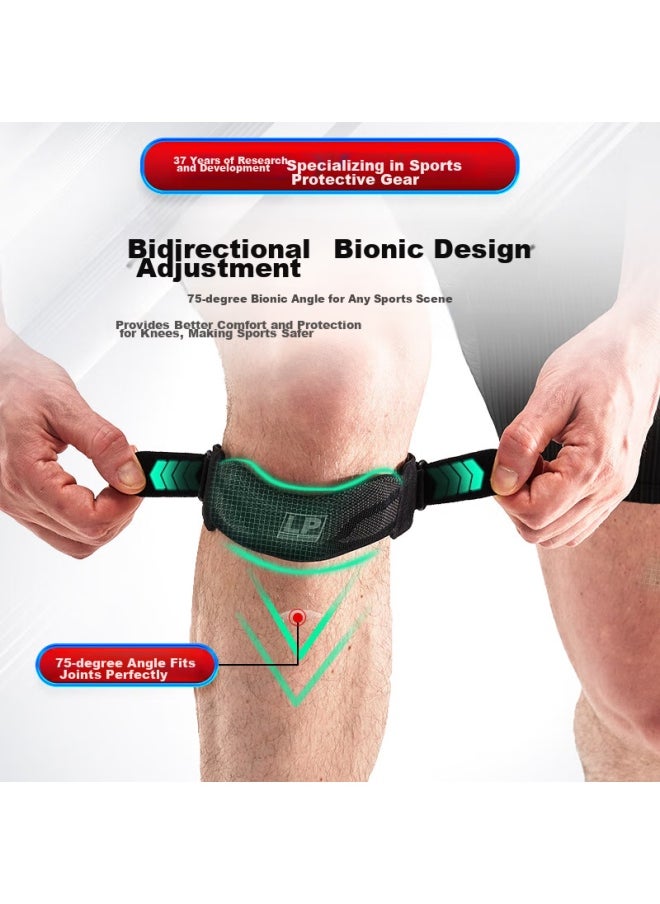 LP Lp Patellar Strap Knee Brace For Sports, Unisex, For Running, Meniscus Support, Jump Rope, Badminton, Basketball, Knee Protection, Hiking  - Image 3