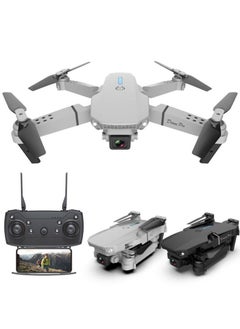 zenvo X E88 UAV Mini Drone with Dual HD 1080p/4K Camera – Long Range Remote Control, Foldable Design, Ideal for Kids & Beginners (Multi-Color)  - Image 1