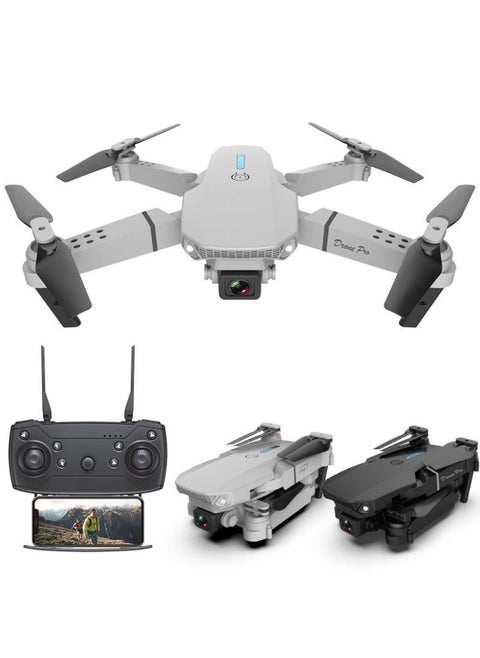 E88 UAV Mini Drone with Dual HD 1080p/4K Camera – Long Range Remote Control, Foldable Design, Ideal for Kids & Beginners (Multi-Color)