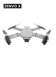 zenvo X E88 UAV Mini Drone with Dual HD 1080p/4K Camera – Long Range Remote Control, Foldable Design, Ideal for Kids & Beginners (Multi-Color)  - Image 4
