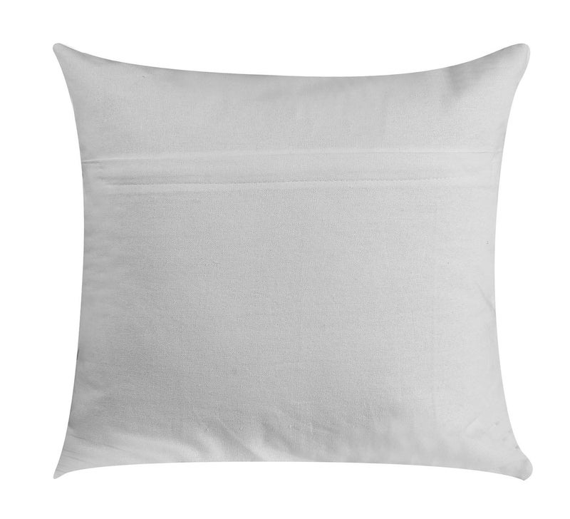 Dekor World Orange Ogee Printed Cotton Cushion Cover (Pack of 2 Pcs) 60x60 cm Big Size - Image 3