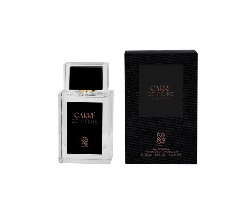 NYLAA Carre De Noire Eau De Parfum (EDP) 100ML | Premium Perfume for Men | Long Lasting Fragrance | Daily Use Perfume - Image 4