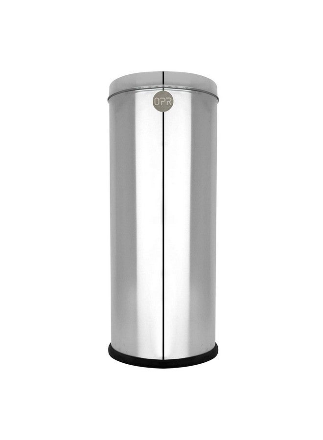 OPR Stainless Steel Swing Dust Bin With Lid, Garbage Bin For Washroom, Home, Kitchen, Bathroom And Offices(Big Size)-(10 X 24 in. -20 Liter) - Image 2