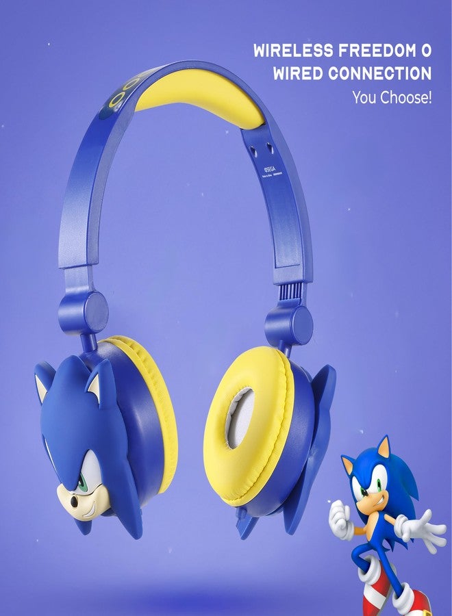 Sakar Sonic The Hedgehog Over-Ear Headphones for Kids - Adjustable Headband, Stereo Sound, Tangle-Free Cable, Volume Control, and 3.5mm Jack - Perfect for School, Home, and Travel - Image 4