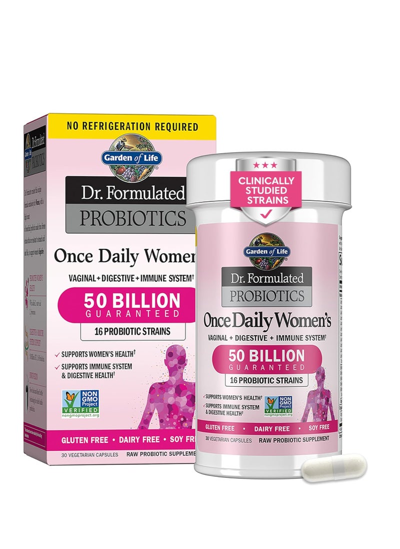 Garden of Life - Garden of Life Dr. Formulated Probiotics for Women, 30 Vegetarian Capsules - Image 1