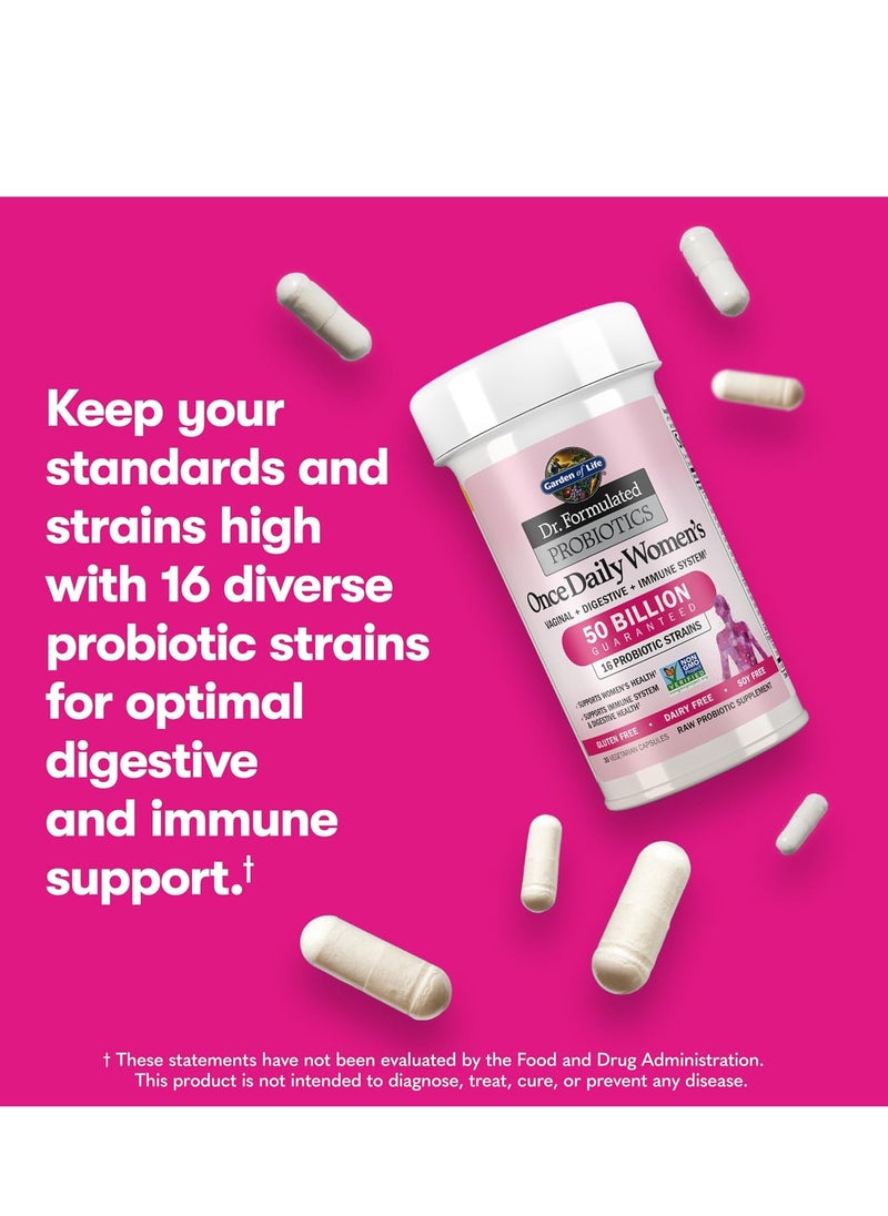 Garden of Life - Garden of Life Dr. Formulated Probiotics for Women, 30 Vegetarian Capsules - Image 1