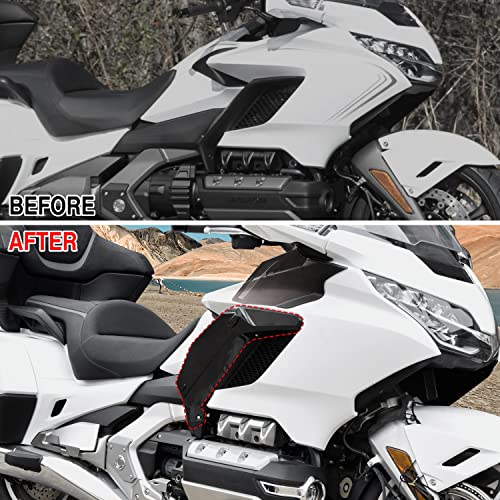 VEISUTOR Lower Air Deflector Side Wing Wind for Gold Wing GL1800, Dark Smoke Wind Deflectors Side Windshield Windscreen for Honda Gold Wing GL 1800 2018-2024 Accessories - Image 2