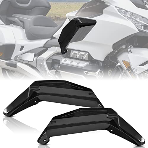 VEISUTOR Lower Air Deflector Side Wing Wind for Gold Wing GL1800, Dark Smoke Wind Deflectors Side Windshield Windscreen for Honda Gold Wing GL 1800 2018-2024 Accessories - Image 1