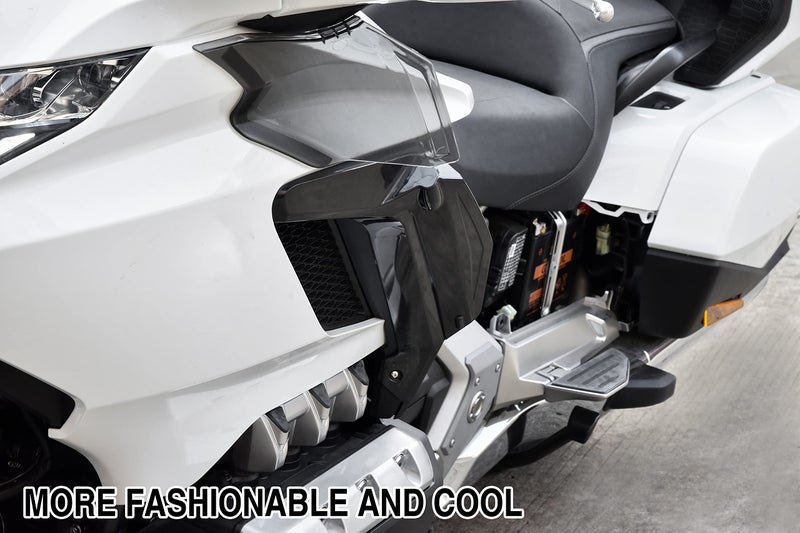 VEISUTOR Lower Air Deflector Side Wing Wind for Gold Wing GL1800, Dark Smoke Wind Deflectors Side Windshield Windscreen for Honda Gold Wing GL 1800 2018-2024 Accessories - Image 4
