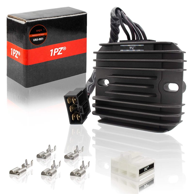 1PZ VR5R01 Regulator Rectifier Voltage for Suzuki GSXR 600 9705 GSXR 750 9605 GSXR 1000 0104 GSX1300R Hayabusa 9907 VL1500 Intrude 9804 LTF500F Quadrunner 9899