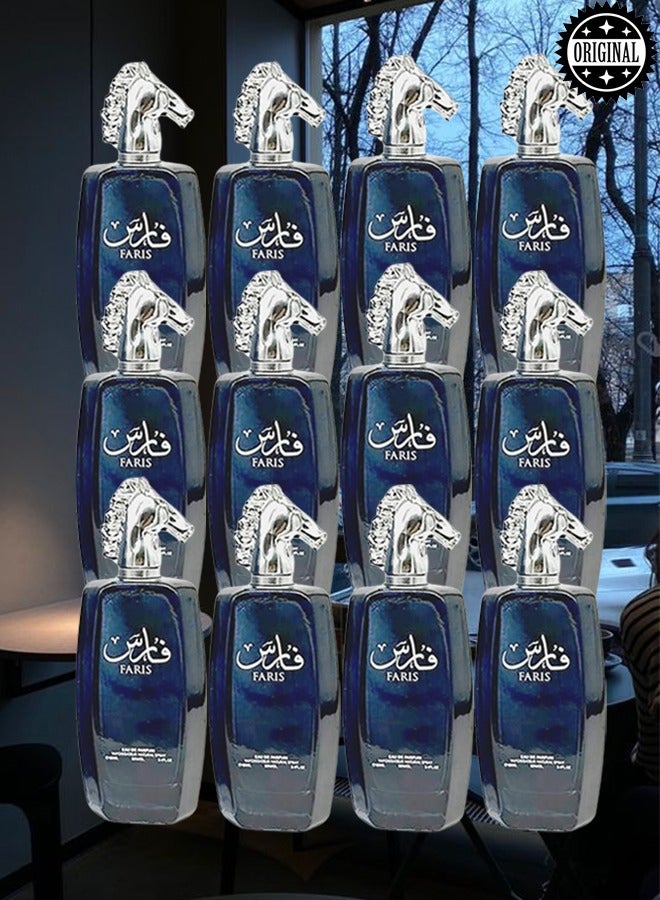 فارس 12 قطع عطر فارس أزرق غامق 100 مل - Image 1