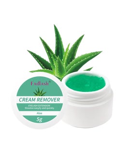 FADLASH Lash Remover for Professional Eyelash Extensions Dissolves Powerful Cream Lash Remover Low Irritation Lash Extension Remover Eyelash Glue Remover for Salon 5g (Aloe)  - Image 1