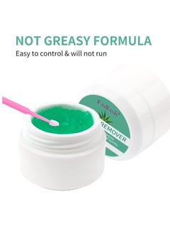 FADLASH Lash Remover for Professional Eyelash Extensions Dissolves Powerful Cream Lash Remover Low Irritation Lash Extension Remover Eyelash Glue Remover for Salon 5g (Aloe)  - Image 2