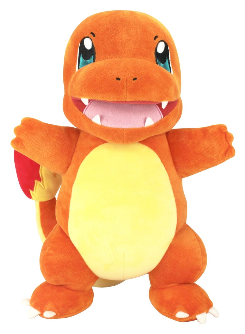 Pokemon Plush Flame Action Charmander, Battery Operated |Interactive Plush Toy | Soft Toy with Sound Effect | Perfect Gift for Kids & Adults - Image 1