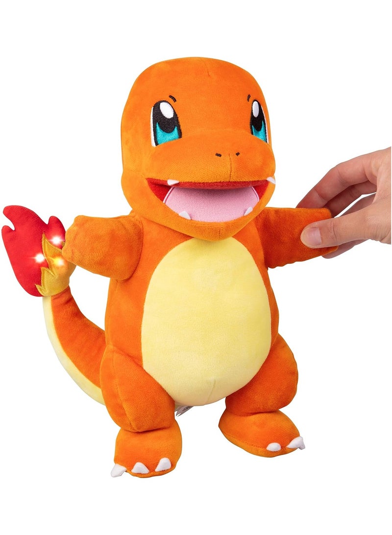 Pokemon Plush Flame Action Charmander, Battery Operated |Interactive Plush Toy | Soft Toy with Sound Effect | Perfect Gift for Kids & Adults - Image 3