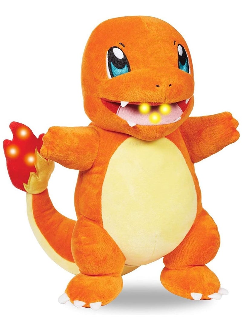 Pokemon Plush Flame Action Charmander, Battery Operated |Interactive Plush Toy | Soft Toy with Sound Effect | Perfect Gift for Kids & Adults - Image 5