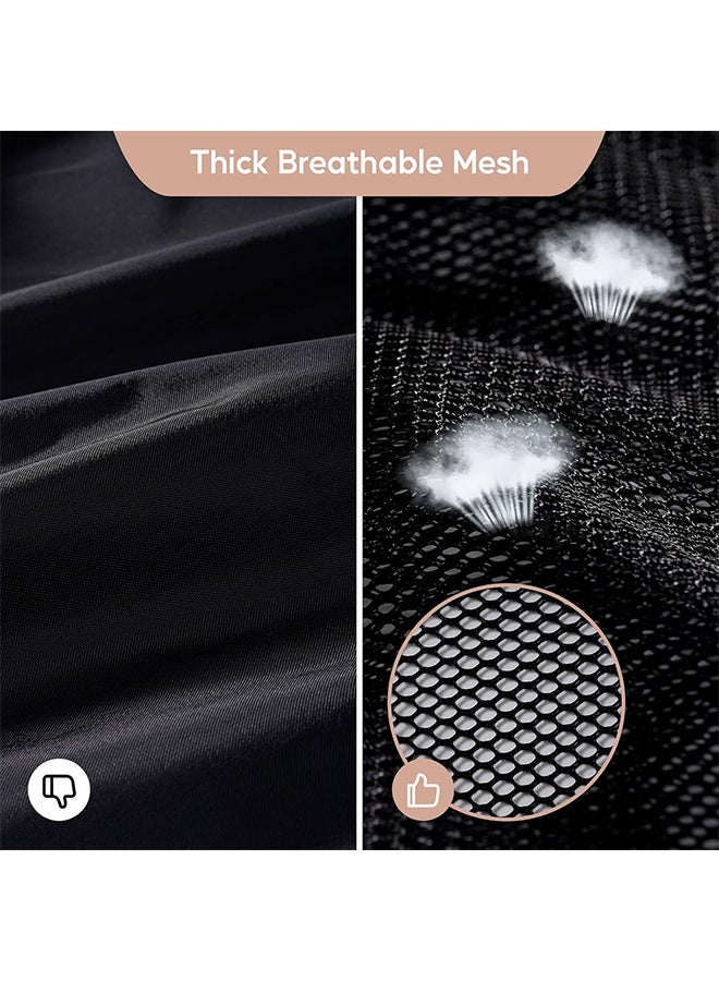 Large Mesh Laundry Bag, 2 Pack 27.5×35.4inch Heavy Duty Mesh Laundry Bags Laundry Drawstring Bag, Laundry Hamper Liner, Machine Washable for Travel,Storage, Sports Factories, Dorms - Image 3