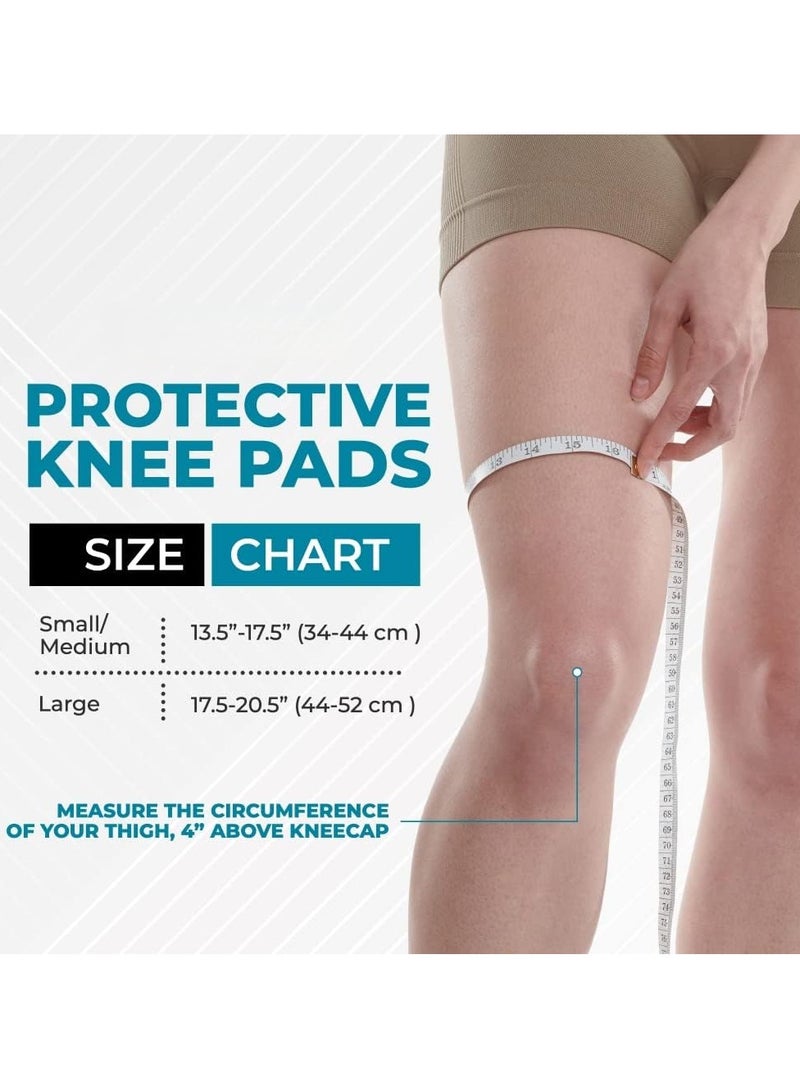 Generic Protective Knee Pads, Thick Sponge Anti-slip, Collision Avoidance Knee Sleeve Size L  - Image 2