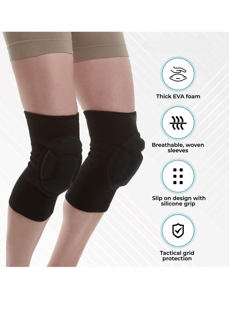 Generic Protective Knee Pads, Thick Sponge Anti-slip, Collision Avoidance Knee Sleeve Size L  - Image 3