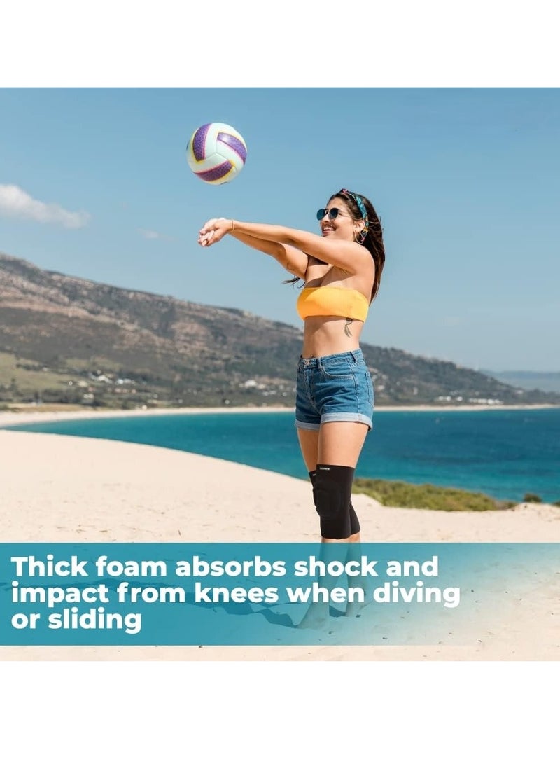 Generic Protective Knee Pads, Thick Sponge Anti-slip, Collision Avoidance Knee Sleeve Size L  - Image 5
