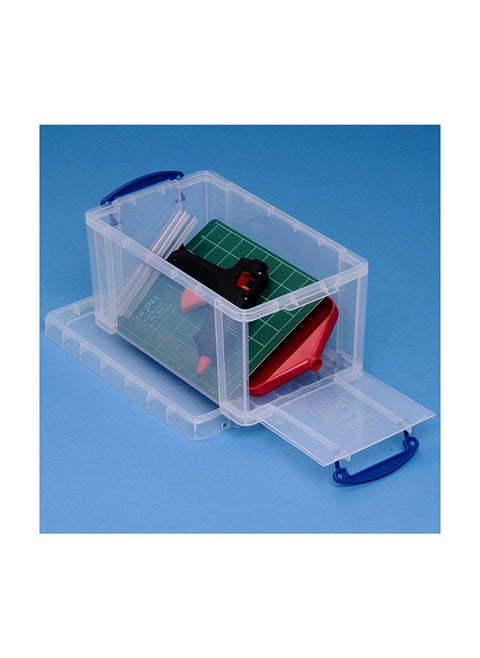 Really Useful 8L Open Fronted Box Clear