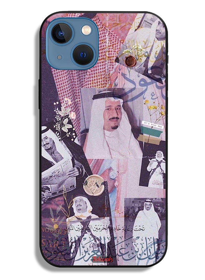 Tolwak Apple iPhone 13 Protective Case King Salman Vintage Photos - Image 2