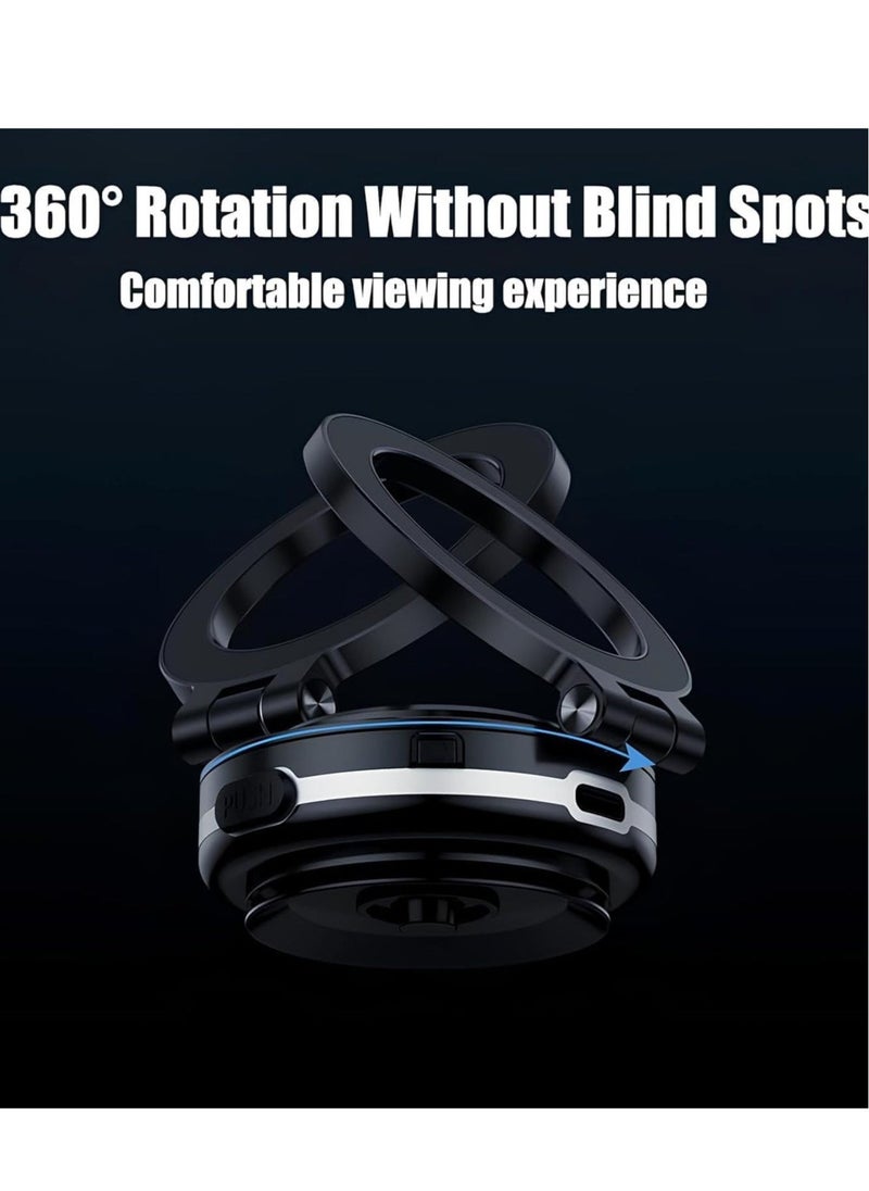 JAJEEK Magnetic Vacuum Suction Car Phone Holder Mount C1 – 360° Rotating, Universal Phone Holder for All Smooth Surfaces, Strong Magnetic Grip, Secure and Stable, Easy Installation, Ideal for Car Dashboard, Windshield, and More (Silver) - Image 4