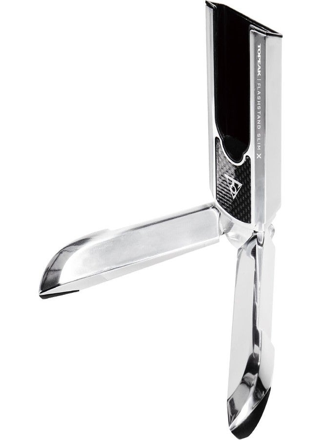 Topeak FlashStand Slim X - Ultra-Compact Folding Crank Arm Bike Stand for Road Bikes, Aluminum & Polymer Construction, Fits Shimano/SRAM/Campagnolo, with Storage Bag for Travel & Maintenance - Image 1