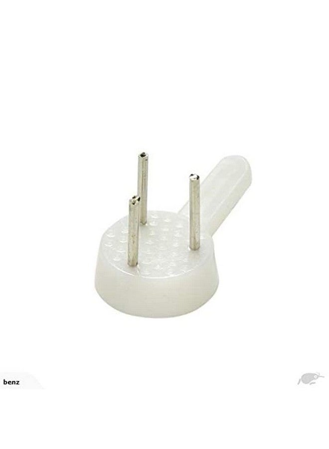 شارع الفن مجموعة من 25 مسمارًا أبيضًا من البلاستيك الصلب من Art Street بثلاثة دبابيس بدون درزات مع مستويين لإطارات الصور وخطافات إطارات الصور على الحائط - متعدد الألوان - Image 4