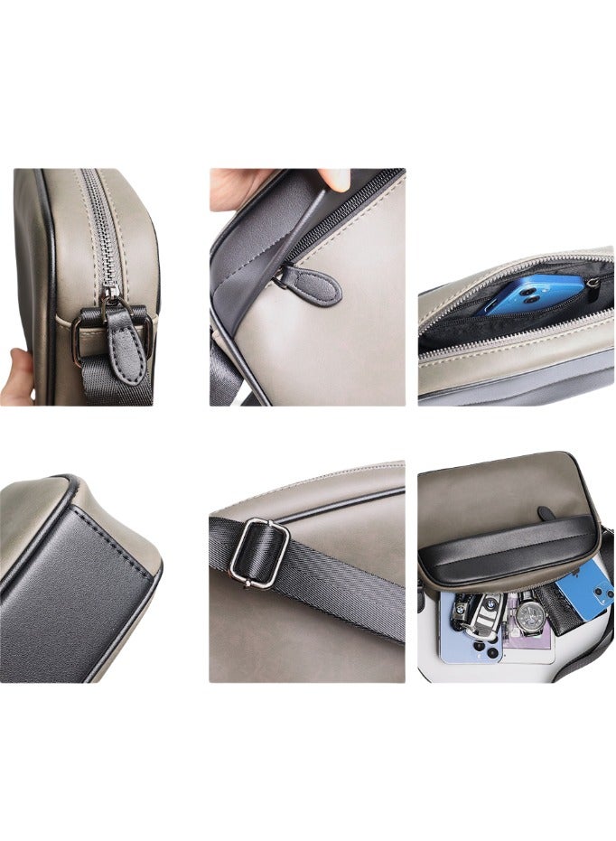 Shoulder strap messenger bag men waterproof business leisure day backpacking travel cycling - Image 3