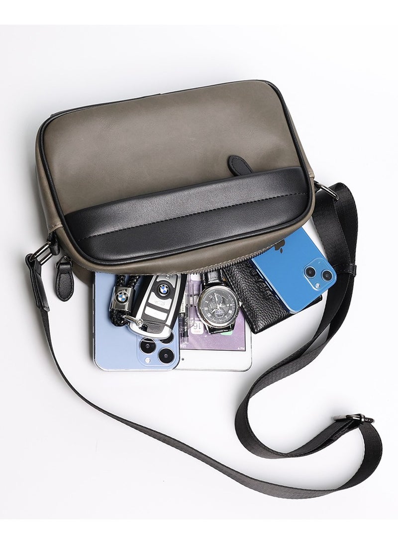 Shoulder strap messenger bag men waterproof business leisure day backpacking travel cycling - Image 4