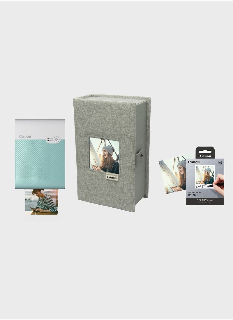 Canon - Selphy Square Qx10 Portable Colour Photo Wireless Printer - Image 1