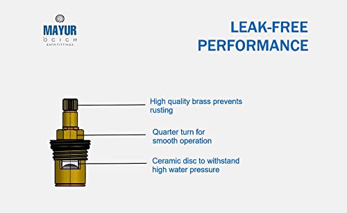 MAYUR CICH Brass Kitchen Sink Mixer Tap with 360 Degree Swivel Spout Chrome Finish for Hot and Cold Water SLEEK74 - Image 5