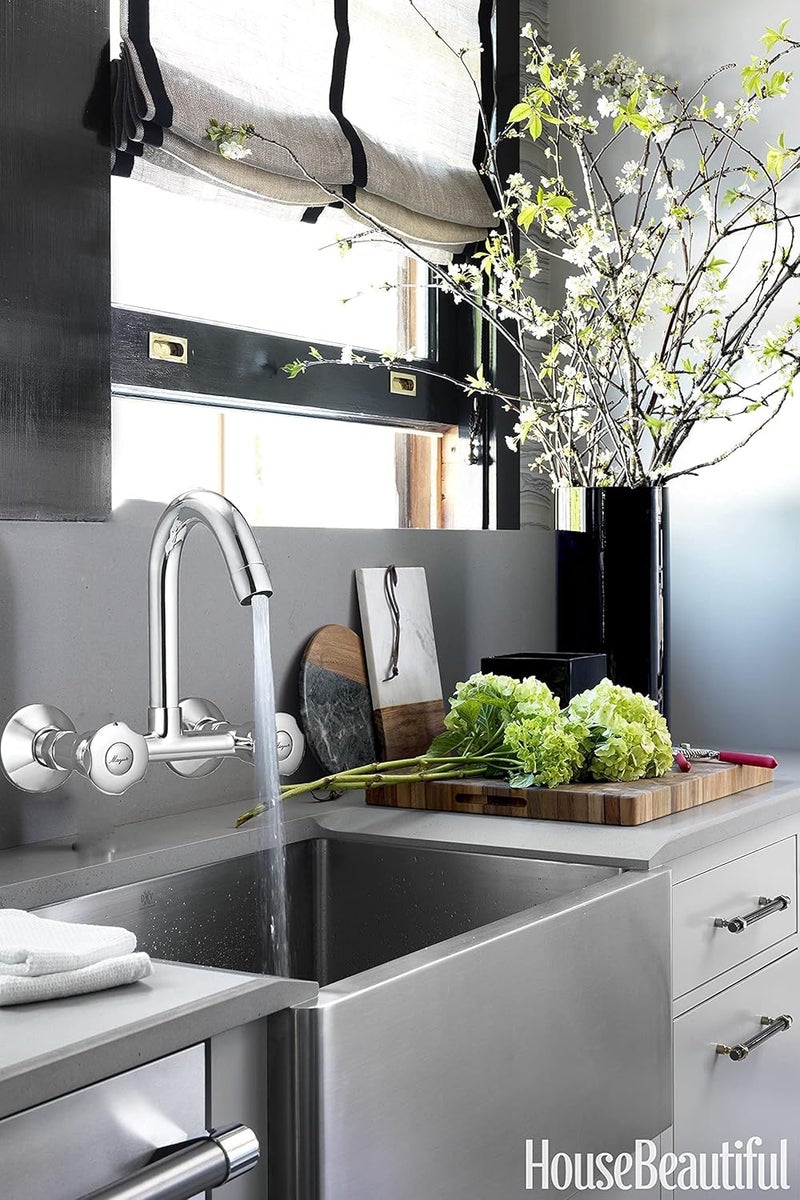 MAYUR CICH Brass Kitchen Sink Mixer Tap with 360 Degree Swivel Spout Chrome Finish for Hot and Cold Water SLEEK74 - Image 3