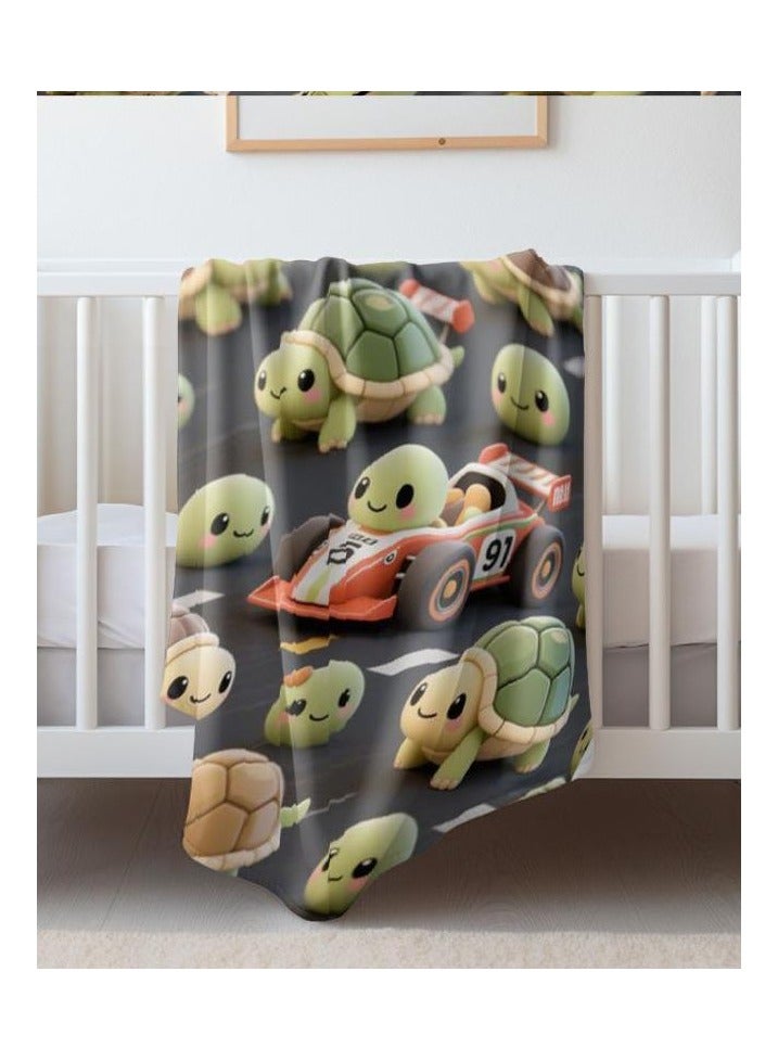 عام بطانية رقيقة من الفانيلا (دافئة ومريحة، ومناسبة للنوم واستخدام الألعاب وإزالة الغبار ومقاومة للرمل) 150 سم * 200 سم - 245 - Image 1