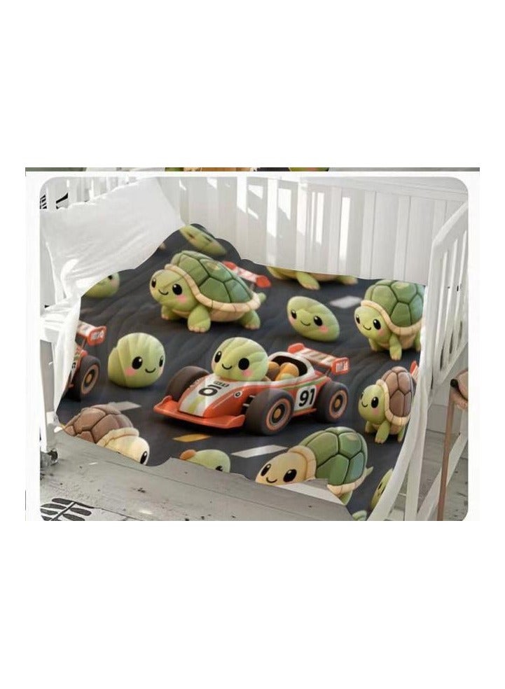 عام بطانية رقيقة من الفانيلا (دافئة ومريحة، ومناسبة للنوم واستخدام الألعاب وإزالة الغبار ومقاومة للرمل) 150 سم * 200 سم - 245 - Image 3