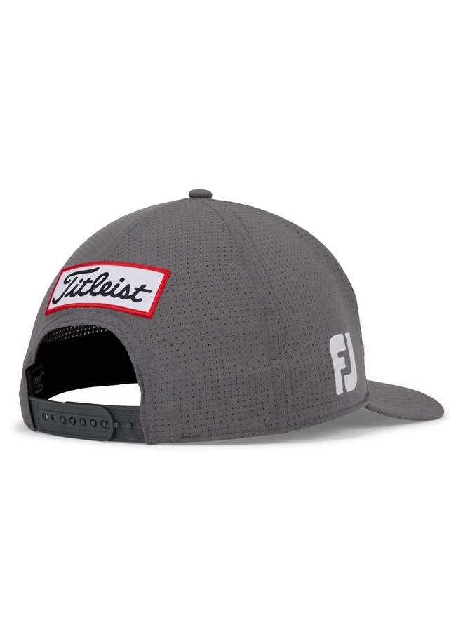 Titleist - Womens Tour Featherweight Golf Hat Baseball Cap, Charcoal/White - Image 1