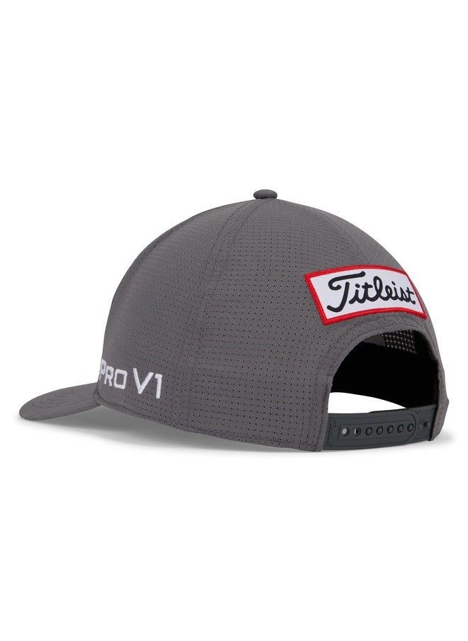 Titleist - Womens Tour Featherweight Golf Hat Baseball Cap, Charcoal/White - Image 1