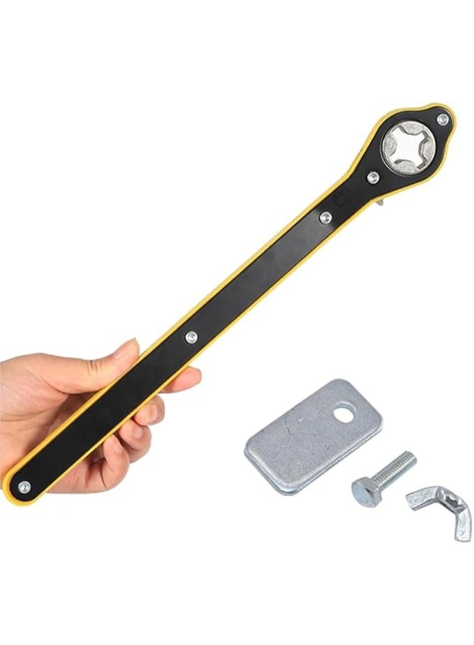 Labor-Saving Car Jack & Ratchet Wrench – Heavy-Duty Scissor Jack with Lug Wrench Handle for Tire Repair – Suitable for Car, SUV, Truck, Motorcycle - Image 1